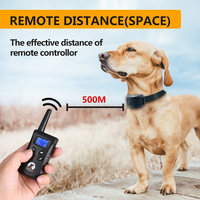 Wiederauf ladbare wasserdichte 3 einstellbare sichere Modi Elektrisches Hundes chock halsband Hunde trainings halsband mit Fernbedienung