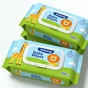 <span class=keywords><strong>Lingettes</strong></span> humides OEM pour bébés, fabriquées en usine, jetables, sans plastique, non parfumées, lavables dans les toilettes - Product Image 2