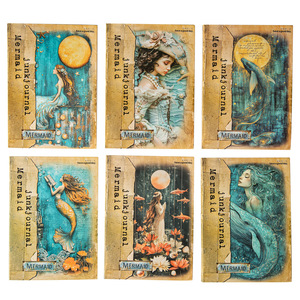 30 hojas por paquete Material Papel Sirena Diario Serie Vintage Sirena Manual Material de fondo - Product Image 5