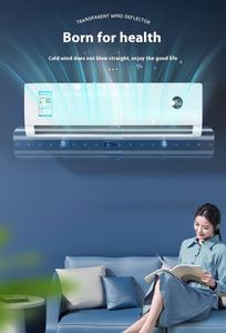 Dormitorio Instalación gratuita Ajustable Montado en la pared <span class=keywords><strong>Acondicionador</strong></span> Deflector de viento Universal Aire acondicionado Ventilación Parabrisas - Product Image 5