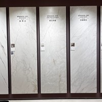 Dalles de pierre frittée en quartz artificiel poli à veines, grand format 800x2600x9mm, haute qualité, pour revêtement de sol