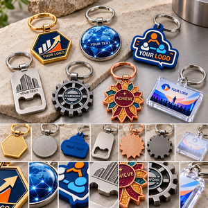 Llaveros Personalizados con Logotipo Corporativo en Materiales Mixtos: Esmalte, PVC, Acrílico y Acero Inoxidable para Regalos Empresariales OEM ODM - Product Image 2