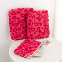 Nouveau Stock Ins Sweet iPad sac étanche doublure pour ordinateur portable en peluche pour Apple Pro 11 pouces 13 pouces stockage à la mode sacs à cosmétiques étuis