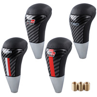 Levier de vitesses automatique en cuir texturé en fibre de carbone ABS de haute qualité pour Toyota Hilux (2005-2016) GR Sport.