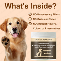 Poudre de Champignons Biologiques pour Chiens de Toutes Races : Complément Immunitaire pour Animaux de Compagnie - Prix de Gros