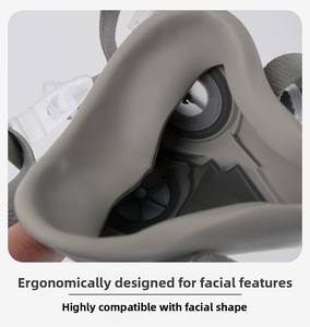 Mascarilla reutilizable antipolvo para uso transfronterizo, protección contra humo tóxico, pulverización de pesticidas, pintura, químicos, formaldehído y decoración - Product Image 5