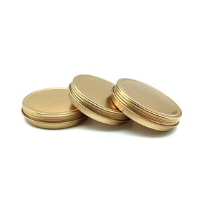 Scatola di Latta Vuota per Alimenti con Coperchio a Vite, Etichette Personalizzate, Finitura Dorata Ermetica per Confezionamento di Snack e Caramelle - Product Image 5