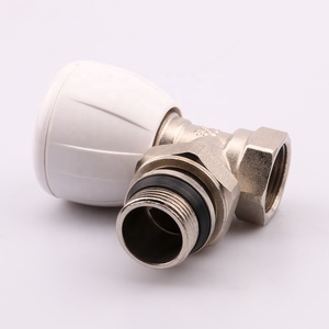 Vanne de <span class=keywords><strong>radiateur</strong></span> de chauffage d'<span class=keywords><strong>eau</strong></span> thermostatique, vanne de <span class=keywords><strong>radiateur</strong></span> manuelle en laiton de type angle pour la régulation de la température - Product Image 6