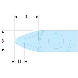 FACOM - 426.E Pince coupante ''longue mince'' ESD avec jeu-Pince électronique EAN 3148511758861 - Product Image 2