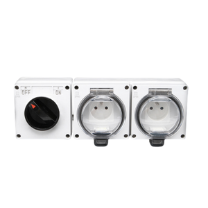 French Electrical Socket Wall Socket Outlet and Embedded European 16a Plug Waterproof Ip66 Switch and Socket