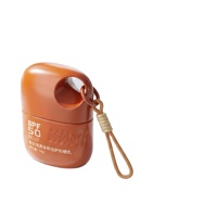 Crème solaire portable SPF50 avec cordon, 50g, protection UV pour usage quotidien et extérieur