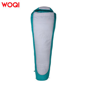 WOQI Sac de couchage en <span class=keywords><strong>duvet</strong></span> d'oie chaud épaissi de haute qualité <span class=keywords><strong>Zero</strong></span>-Degree Camping Comfort Waterproof Outdoor Nylon Mummy Style - Product Image 2