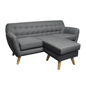 Canapé gris foncé à combinaison libre, décontracté et moderne, adapté à divers endroits tels que le salon et la chambre à coucher - Product Image 5