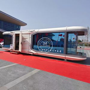 Capsule spatiale de luxe, villa préfabriquée modulaire en acier à 3 chambres, structure étanche - Product Image 2