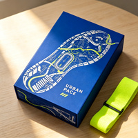 Boîte à chaussures rigide pliable magnétique personnalisée pour l'emballage de baskets urbaines