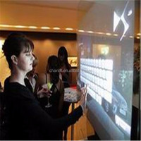 Film holographique interactif tactile pour écran transparent de réalité virtuelle.