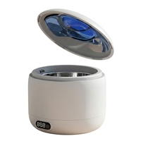 Nettoyeur dentaire ultrasonique UV portable à corps divisé pour bijoux, prothèses dentaires, gouttières orthodontiques et usage domestique