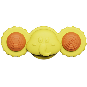 Vente en gros Jouet de bain pour bébé 0-12 mois de haute qualité Fidget Spinner Silicone Ventouse Spinner Jouet pour bébé - Product Image 4
