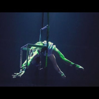 Premium Aerial Lyra Hoop & Safe Chair-Équipement professionnel pour les acrobaties et les performances de cirque de fitness aérien