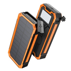 <span class=keywords><strong>Cargador</strong></span> Solar Portátil de 20000mAh con Carga Rápida QC3.0, USB Tipo-C, Micro USB, IP66 Impermeable, Banco de Energía Solar para Camping y Actividades al Aire Libre - Product Image 1