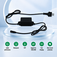 Chargeur de batterie étanche IP67 avec logo personnalisé, 6V à 48V, 1A à 3A, pour outils électriques d'extérieur