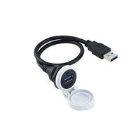 Conector USB Impermeable IP67 para Montaje en Panel, Venta al Por Mayor