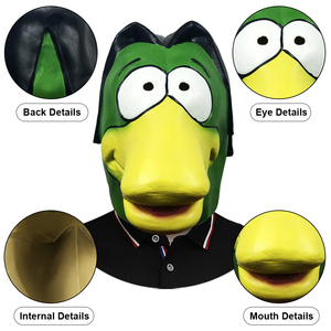 Maschera in Lattice Divertente a Forma di Anatra, Accessori per Costume di Halloween, Ordine all'Ingrosso Personalizzato - Product Image 3