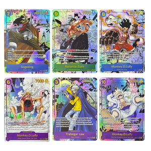 Sanwa para Tarjetas Proxy de Papel <span class=keywords><strong>Manga</strong></span> Monkey.D.Luffy Roronoa Zoro Ace Eustass Captain Kid Law OCG Hobby Collection Set de 8 Piezas >14Años - Product Image 1