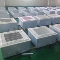 Purificateur d'air mural H13 HEPA à charbon actif, filtre UV ESP, télécommande, durable et esthétique pour salle de fumeurs et espaces publics