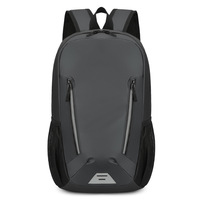 Sac à Dos Multifonctionnel en PU Imperméable de Grande Capacité pour Ordinateur Étudiant avec Fermeture à Glissière Style Luxueux Motif Géométrique
