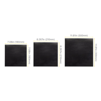 Papier de réglage de gravure de marquage laser à double gradation noire à faible perte