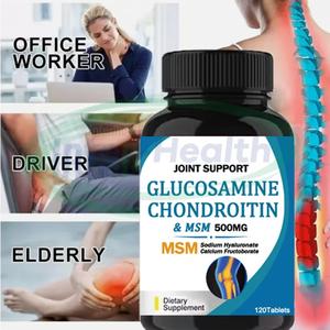טבליות <span class=keywords><strong>MSM</strong></span> וגלוקוזאמין כונדרויטין, תוסף תזונה למבוגרים, ייצור לפי הזמנה - Product Image 4