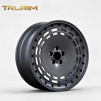Jantes en fil noir Trurim 16, 18, 26x12, 28x16 pouces 8x170 pour voitures particulières et tout-terrain, avec enjoliveurs flottants et grands enjoliveurs gravés