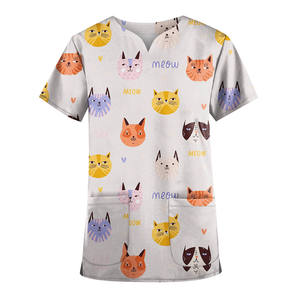 Unisex Medical Surgical Pharmacy Nurse Uniform Scrub Sets <strong>St</strong> <strong>Patricks</strong> <strong>Day</strong> Uniform Womens Scrubs <strong>Tops</strong> - Product Image 5