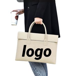 Fashionable Personalized LOGO Handheld <b>Laptop</b> <b>Sleeve</b> 14 15.6 16 Inches for Ladies Promotional Item - Product Image 1