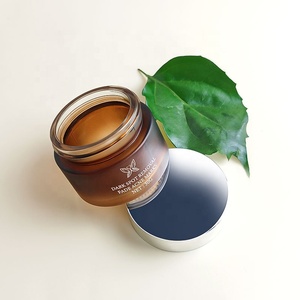 Tùy Chỉnh Hổ Phách Màu Nâu Thủy Tinh Mỹ Phẩm Jar Cổ Điển Mini 5G-200G Bakhoor Jar Sang Trọng - Product Image 4