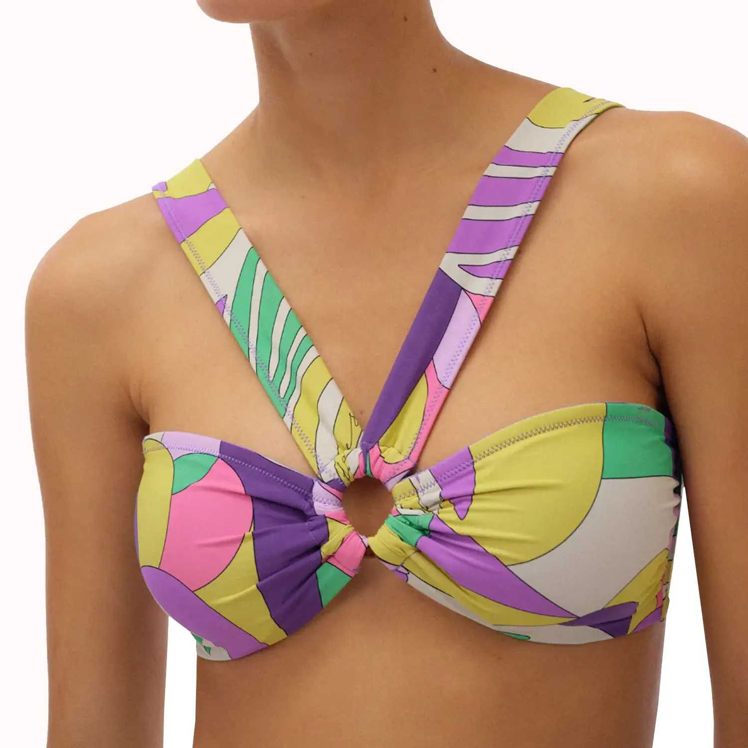 2024 personnalisé Harper haut de Bikini maillots de bain haut imprimé fleuri maillots de bain Bikini haut de bain pour les femmes