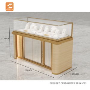 Comptoir <span class=keywords><strong>d</strong></span>'<span class=keywords><strong>affichage</strong></span> de bijoux en métal acrylique à éclairage LED personnalisable <span class=keywords><strong>vitrine</strong></span> directe <span class=keywords><strong>d</strong></span>'usine pour magasin de <span class=keywords><strong>d</strong></span>étail Showroom Mall Jewelry - Product Image 3