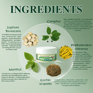 Herbal Anti-Itch <strong>Cream</strong> for Eczema Psoriasis <strong>Antifungal</strong> Ointment Multi-Purpose Household Chemicals Itch Soothing <strong>Antibacterial</strong> - Product Image 3