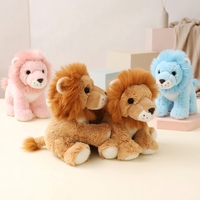Peluche Lion Assis Personnalisée Ultra Douce 25cm Anti-Stress pour Décoration Chambre Enfant Vente en Gros Personnalisée OEM ODM