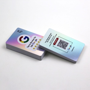 Carte de visite NFC personnalisée avec code QR, carte NFC pour les médias sociaux TikTok, carte NFC pour les avis Google - Product Image 3