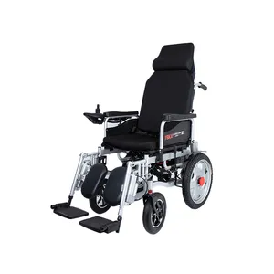 Elektrisch verstellbare Fuß stütze und Liege rollstuhl für Behinderte und ältere Menschen