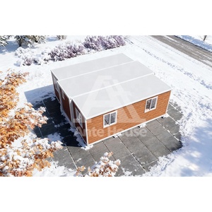 折りたたみ式3ベッドルーム40フィートプレハブ住宅20フィートカスタマイズコンテナホームリビングキャビン - Product Image 5