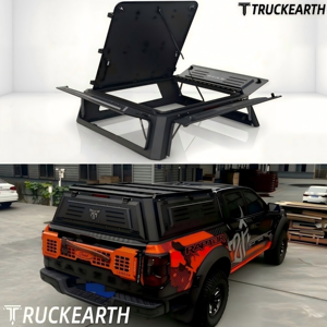 Auvent de camion en aluminium pour Ford, Toyota, GMC, RAM, BYD, Chevrolet TruckEarth, coque de camping-car pour pick-up - Product Image 1