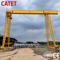 Grue portique à poutre simple sur rail, grue de 5, 10 et 16 tonnes pour le transport de matériaux en intérieur et en extérieur