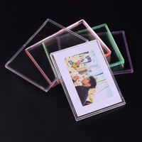 Étui en plastique de haute qualité ultra transparent Pro Fit Design 35pt pour cartes de sport, support de rangement pour cartes mini Snap, collectionneur