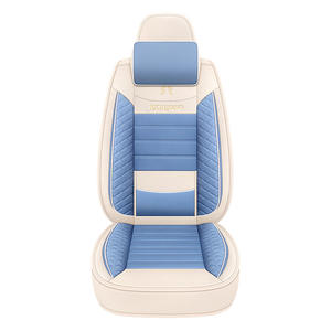 ผ้าคลุมเบาะรถ11ชิ้นใส่สบายระบายอากาศได้ดีทำจากผ้าไอซ์ซิลค์หนังป้องกันการสึกหรอแบบสปอร์ต - Product Image 1