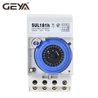 GEYA SUL181h 16A 250VAC Sans Batterie 24 Heures Din Rail Programmable Minuterie