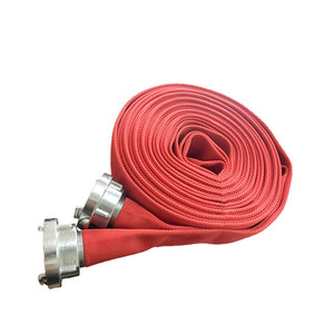 Nouveau <span class=keywords><strong>Tuyau</strong></span> d'Incendie Flexible Personnalisé avec Logo, Anti-Usure, Résistant à la Pression, Doublure PU, Pression de Travail 200 psi, Connexion en Caoutchouc et Toile pour - Product Image 5