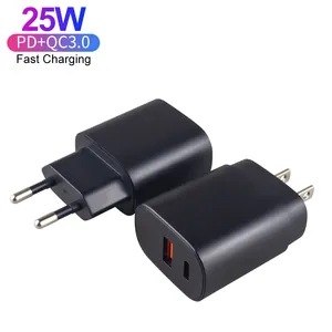 For Samsung Mobile Phone Original Fast Charging PD 25W US EU Plug Travel Adapter USB Type C Wall Charger 25W